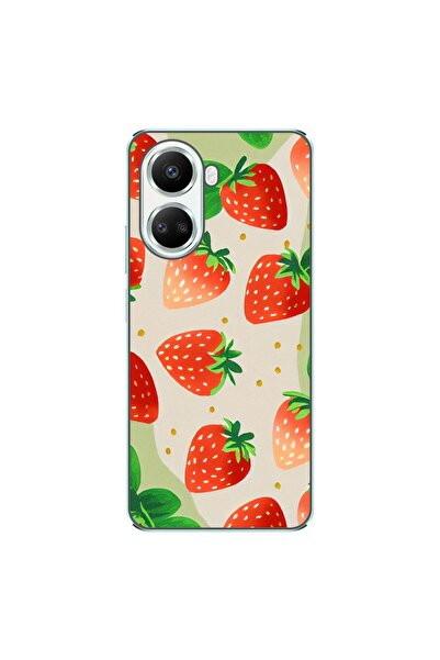 OEM Husa compatibila cu Huawei Nova 10 SE Silicon Gel Tpu Model Capsuni Pattern