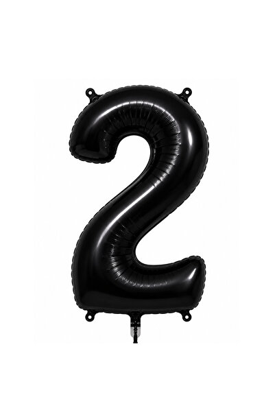 BeySüS 2 Foil Balloons Black Color (76 cm)