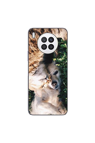 OEM Husa compatibila cu Huawei Nova 8i Silicon Gel Tpu Model Caine si Pisica