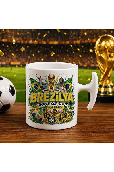 Bk Gift كأس هامر بتصميم كأس العالم لكرة القدم لمشجعي البرازيل