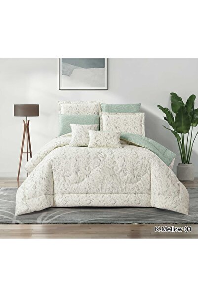 miral Nefren Meelo Bedspread with Its Elegant and Modern Design, 100% Cotton,...