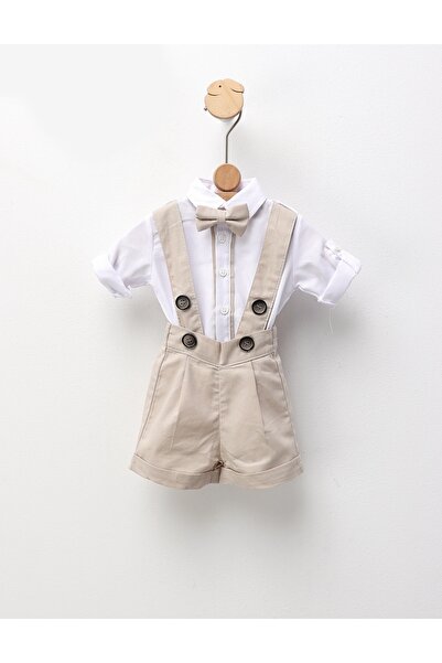 MiniKids Set elegant 3 piese Pavel crem