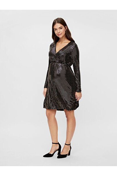 MAMALICIOUS Rochie de seara cu paiete gravide si alaptare Collins
