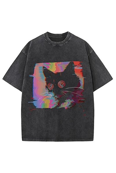 bellanova Unisex Oversize Printed T-Shirt Streetwear Comfortable Fit Daily Pr...