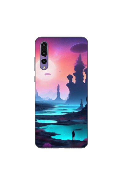 OEM Husa compatibila cu Huawei P20 Pro Silicon Gel Tpu Model Mystic Planet