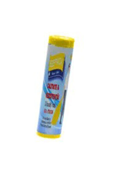 Egepack Household / Garbage Bags 60 L Yellow HDPE, 20 pieces per roll
