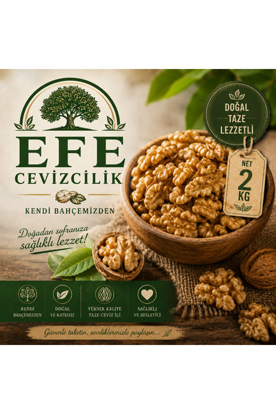 EFE CEVİZCİLİK EFE DOĞAL CEVİZ İÇİ - 2 KG