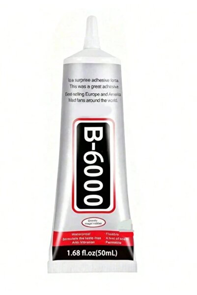 Hobimos 50 ml B-6000 1.68 fl.oz Şeffaf, Taş Ve Boncuk Yapıştırıcısı