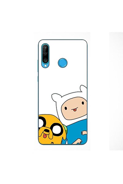 OEM Husa compatibila cu Huawei P30 Lite Silicon Gel Tpu Model Finn and Jake T...