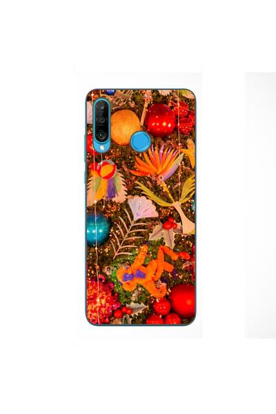 OEM Husa compatibila cu Huawei P30 Lite Silicon Gel Tpu Model Craciun Decor B...