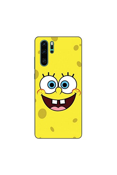 OEM Husa compatibila cu Huawei P30 Pro Silicon Gel Tpu Model Spongebob Happy