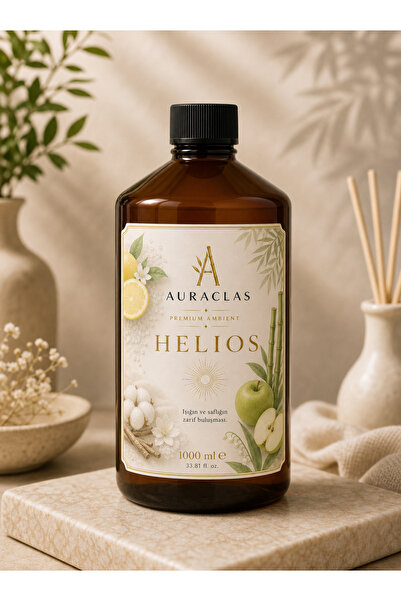 AURACLAS Helios Ortam Kokusu Esansı 1000 ML Koku Makinesi Esansı | Fresh ve F...