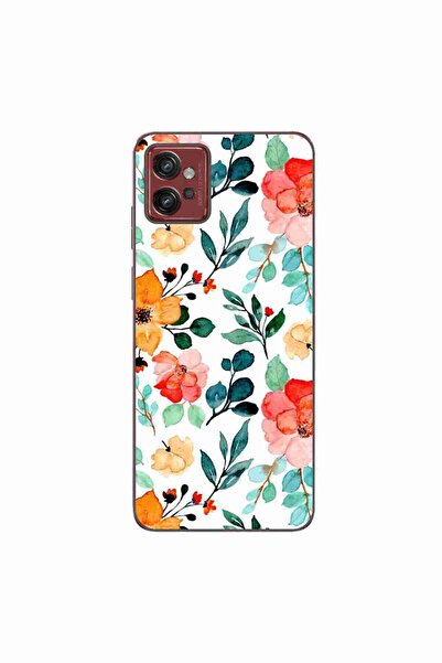 OEM Husa compatibila cu Motorola Moto G32 Silicon Gel Tpu Model Painted Flowers