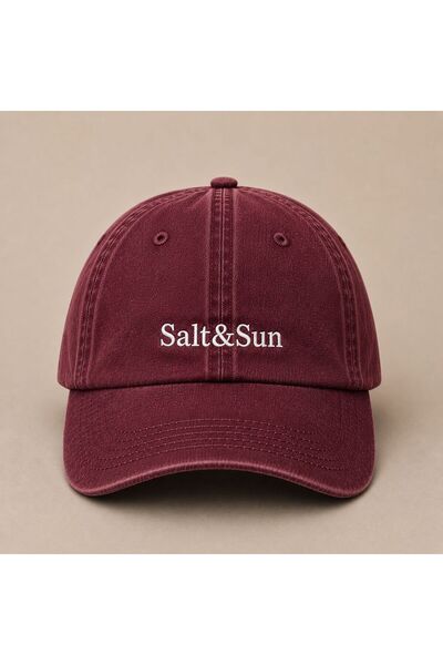 WeavedCo Minimal Salt Sun Embroidered Vintage Washed Cap Hat