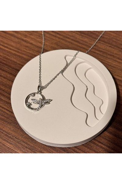 TURKAFONE Dragonfly Minimal Necklace
