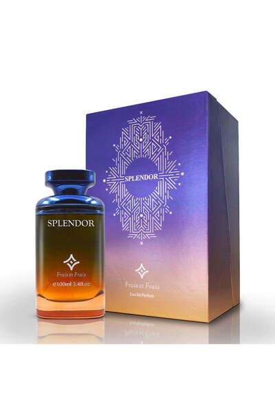 FRAİS ET FRAİS Splendor Men's Perfume 100 ml Amber Vanilla Cinnamon Cardamom ...