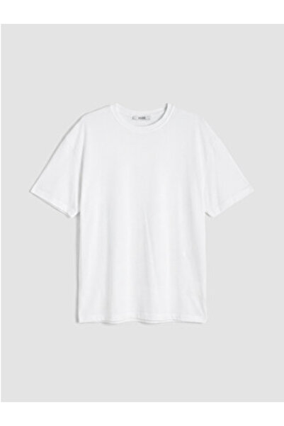 LC Waikiki νέα σεζόν Γυναικείο μπλουζάκι White Crew Neck
