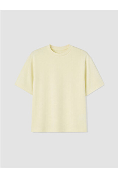 LC Waikiki New Season Yellow Soft Touch Women's T-Shirt
