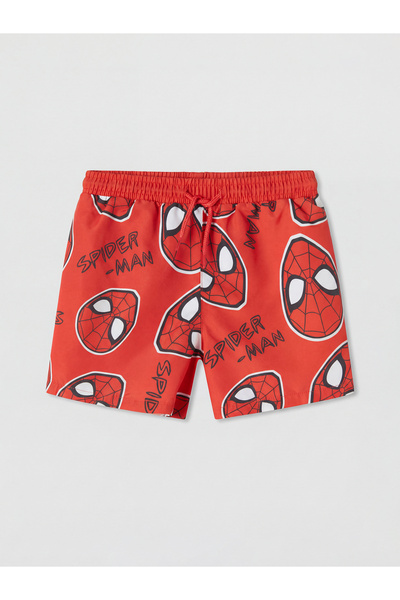 LC Waikiki Șorturi de înot pentru băieți cu imprimeu Spider-Man