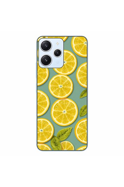 OEM Husa compatibila cu Xiaomi Redmi 12 4G Silicon Gel Tpu Model Summer Lemon...