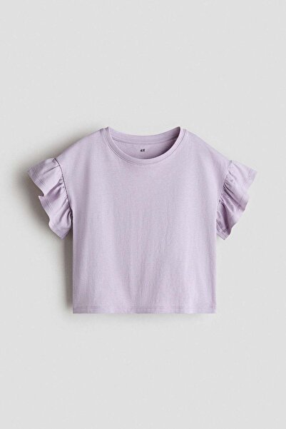 H&M Flutter-sleeved top