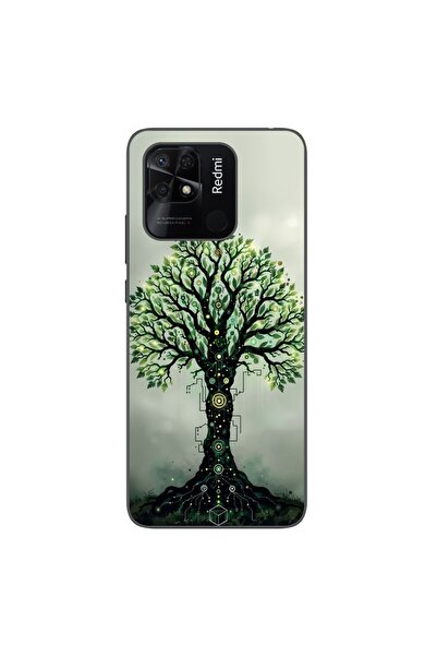 OEM Θήκη συμβατή με Xiaomi Redmi 10C Σιλικόνης Gel TPU με σχέδιο Μυστικό Δέντρο