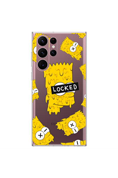 Other Samsung S22 Ultra Bart Simpson Transparent Silicone TPU Θήκη
