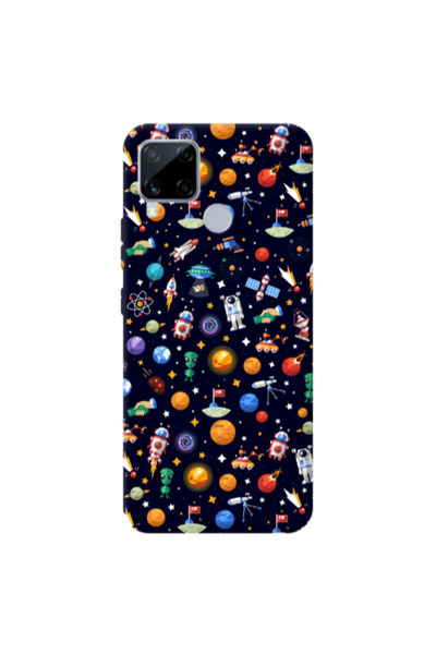 Other Realme C25 Small planets Transparent Silicone TPU Θήκη