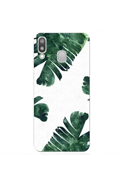 Other Samsung M20 green Line Transparent Silicone TPU Θήκη