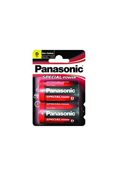 PANASONIC Set of 2 Special Power R 20 Batteries