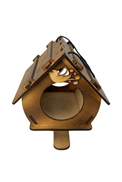 OEM Wooden Birdhouse, Brown, 15x11x13 cm