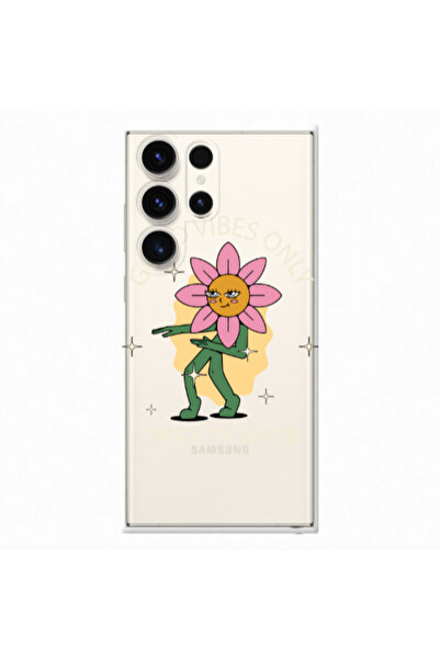 Other Samsung S25 Ultra Good Vibes Only Transparent Silicone TPU Θήκη