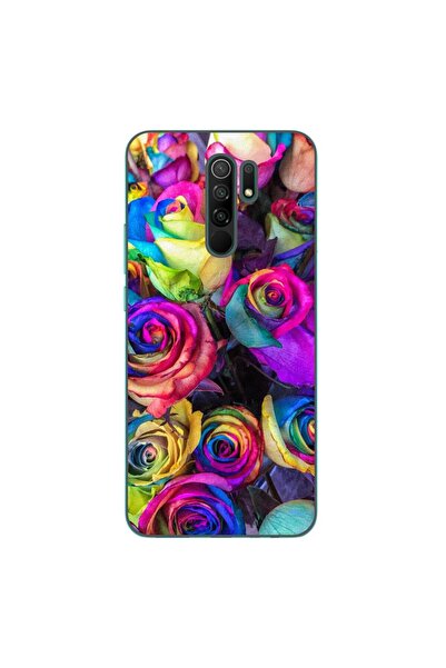OEM Husa compatibila cu Xiaomi Redmi 9 Silicon Gel Tpu Model Trandafiri Colorati