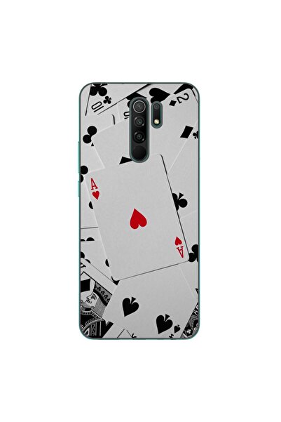 OEM Husa compatibila cu Xiaomi Redmi 9 Silicon Gel Tpu Model Carti Poker
