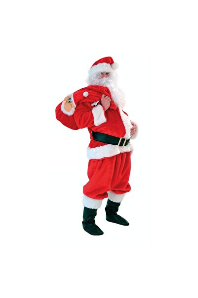Fun Fashion Χριστουγεννιάτικη Πολυτελής Στολή Άγιου Βασίλη