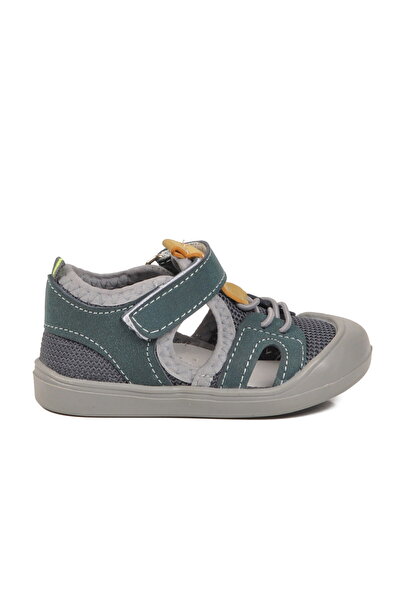 AYAKMOD Blue Mustard Velcro Orthopedic Baby Girl Shoes 26A77 B