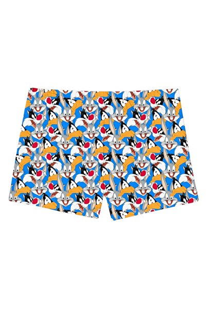 SLIPSTOP Children's Blue Harmolla Trunk Swimsuit