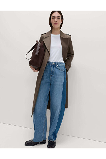Marks & Spencer Orta Bel Barrel Paça Jean