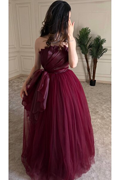 ADY-STYLE Korean Style Udhi Tulle Dress + Shiny Organza