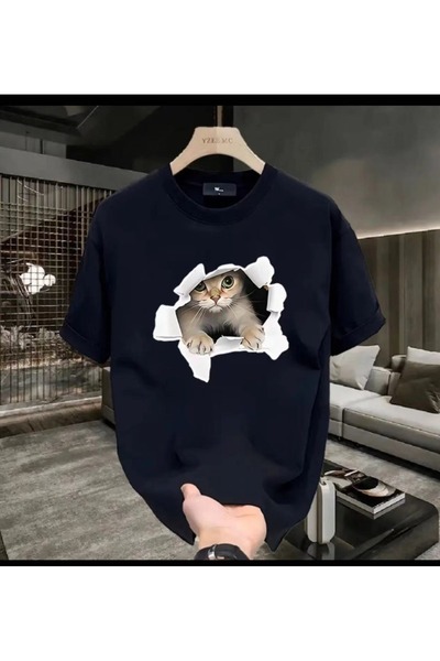 ZEMLİYA Unisex Oversize Sporty Special Design Printed