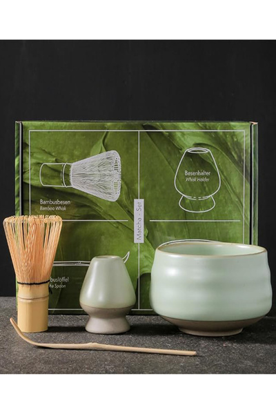 EHOME Matcha Whisk Set, Japanese Matcha Tea Set Japanese Matcha Ceremony Acce...