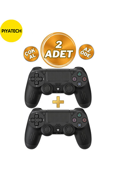 PİYATECH PS4 Uyumlu Kablosuz Oyun Kolu V2 (2'li Paket) – Kesintisiz Oyun Keyfi!
