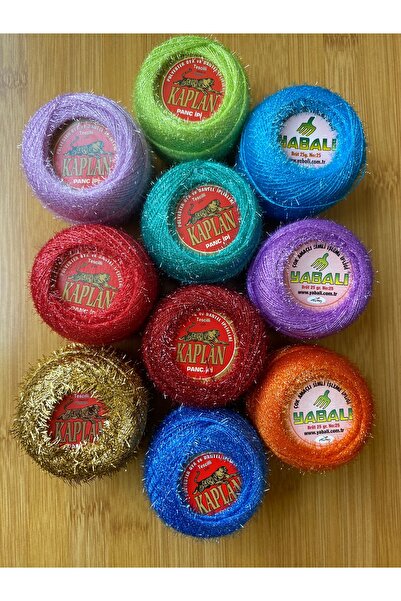 Lorin hobi Glittery Punch Threads Mixed 10-Pack Set;9
