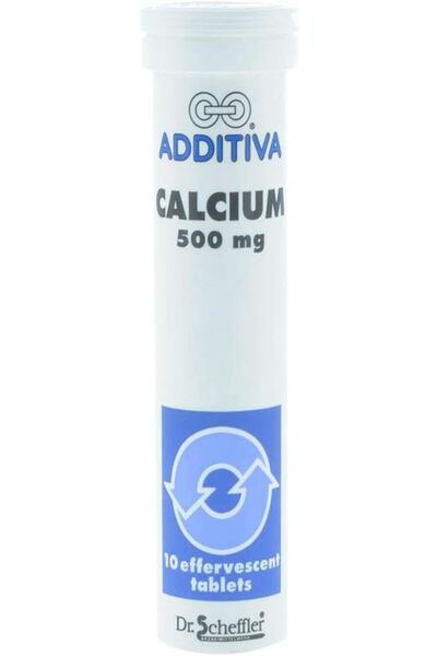 Additiva كالسيوم 500 ملغ أقراص قابلة للذوبان 10 حبات