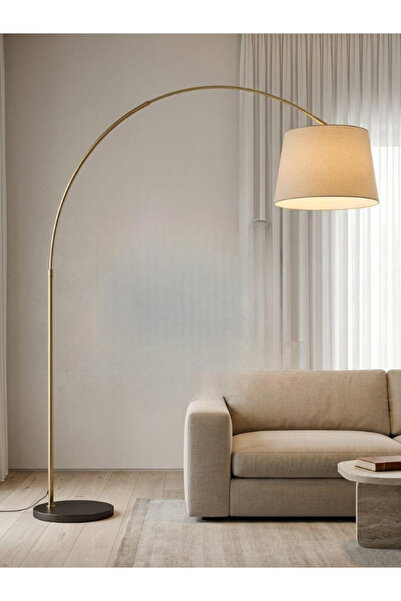 BEC14 Modern Floor Lamp with Unique Arc Design