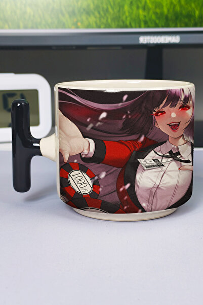 ZipZap Kakegurui Anime Printed Ceramic Luxury Mug (1 Piece) T-Shaped Special ...