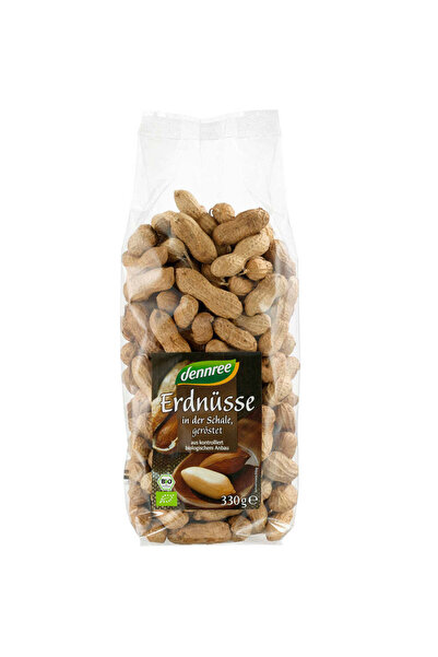 Dennree Alune organice în coajă 330 g