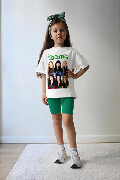 Belya Kids Wear Κοριτσίστικο Σετ Παντελόνι και Μπλούζα Oversize Belya Kids De...