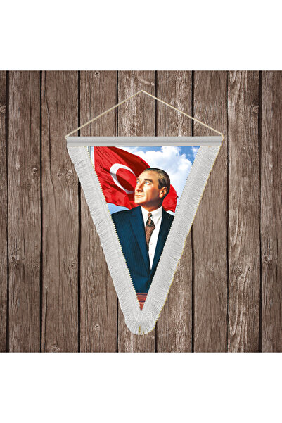 puntodizayn Istikbal Göklerdedir Mustafa Kemal Atatürk-Ay yıldız Poster Beyaz...