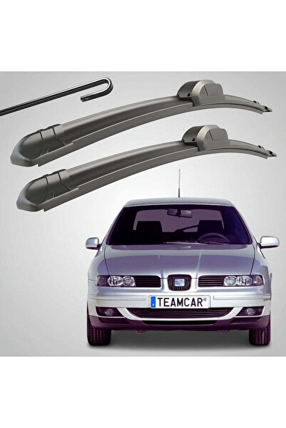 TEAMCAR Σετ 2 Επίπεδων Υαλοκαθαριστήρων Παρμπρίζ, Ειδικά για Seat Toledo 2 (1...